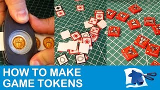 How to Make Tokens  Dining Table Print and Play [upl. by Fronnia]