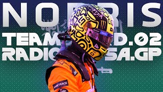 Best of Lando Norris Team Radio from Jeddah  2024 Saudi Arabia [upl. by Doi]