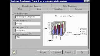 Créer un graphique avec Excel [upl. by Ellecram]