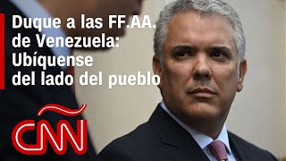 Iván Duque denuncia un supuesto plan para anular las elecciones en Venezuela [upl. by Kohsa]