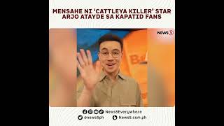 Arjo Atayde inimbitahan ang Kapatid fans na manood ng ‘Cattleya Killer’ [upl. by Canon482]