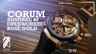 What Happens When You Flip The Watch Over The Corum Admiral 45 Openworked HandsOn Review [upl. by Joost]