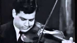 №131 Itzhak Perlman Wieniawski Violin Concerto 2 3rd Mvt 14 Years Old 1959 [upl. by Teador]