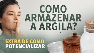 Como armazenar corretamente a argila para de sobrancelhas  EXTRA como potencializar [upl. by Desdemona393]