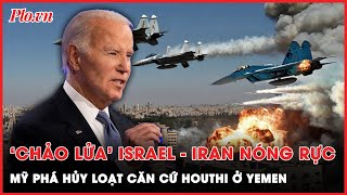 Giữa lúc ‘chảo lửa’ Israel  Iran nóng rực Mỹ không kích hàng loạt căn cứ Houthi ở Yemen [upl. by Obidiah290]