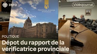 La vérificatrice provinciale dépose son premier rapport [upl. by Gibrian]