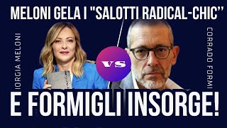 MELONI GELA I SALOTTI RADICAL CHIC IN DIRETTAE FORMIGLI INSORGE [upl. by Genesa300]