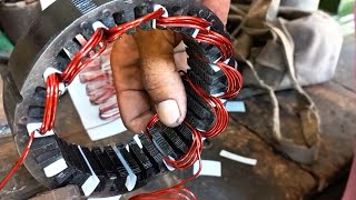 HOW TO RESTORE ALTERNATOR ARMATURE  FIAT TRACTOR ARMATURE [upl. by Iahk]