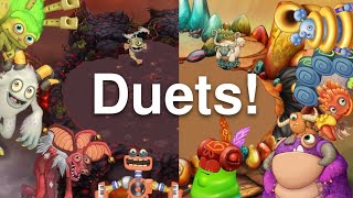 Earth Island X Amber Island Duets and a Trio My Singing Monsters [upl. by Hessler]