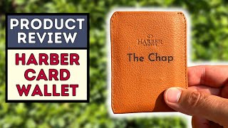 LEATHER CARD HOLDER BY HARBER OF LONDON  ALTERNATIVE TO A WALLET [upl. by Seigler]