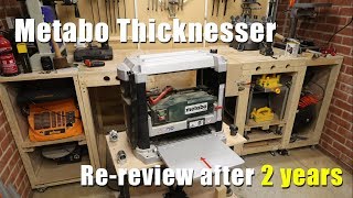 Metabo Thicknesser DH330 ReReview After 2 Years of Use [upl. by Edrahs]