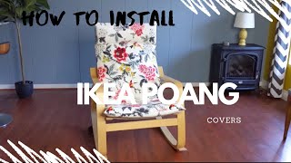 ✨ Easy IKEA POANG hack  Rockin Cushions [upl. by Rew]