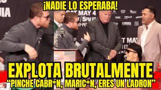 CANELO ALVAREZ ENCARA Y REVIENTA A OSCAR DE LA HOYA EN PLANA CONFERENCIA DE PRENSA [upl. by Avlis]