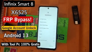 Cara Frp Bypass Infinix Smart 8 X6525 New Security 2024 Menggunakan Tool Pc 100 Gratis [upl. by Anaeg]