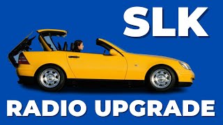 Mercedes SLK Radio Upgrade for Bluetooth Music on R170 Factory Radio [upl. by Mcconaghy]