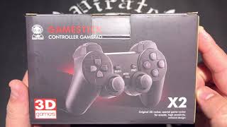 Unboxing do GameStick AMPOWN Controller GamePad 3D Games X2 Emuelec 43 [upl. by Marris342]