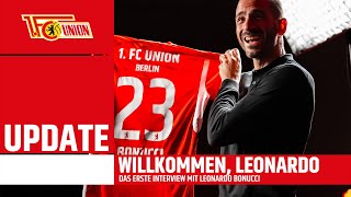 quotEndlich bin ich daquot  Leonardo Bonucci  Interview  1 FC Union Berlin [upl. by Derag]