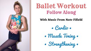 20 MIN BALLET WORKOUT  Cardio Toning amp Strengthening [upl. by Atinyl]