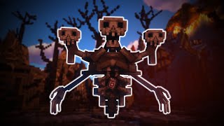 Minecraft Nightmare Wither Boss Fight [upl. by Nathanoj]