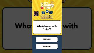 Rhyming Quiz For Kids quiztime 41 😁  Reading Books for Kids [upl. by Ennaxxor973]