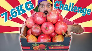 تحدي تفليس واكل اكثر من ٧ ونص كيلو من الرمان الأوربي العملاق Pomegranate Challenge  76KG [upl. by Tonnie]