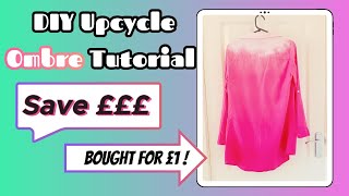 Transform Your Clothes with Ombre Dyeing A Simple Tutorial [upl. by Misab828]