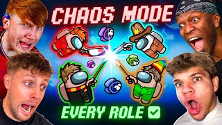 SIDEMEN AMONG US ULTRA CHAOS MODE EVERY SINGLE ROLE TURNED ON [upl. by Zoa856]