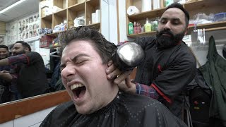 Indian Strongman Gives Me INSANE Head Massage [upl. by Anovahs]