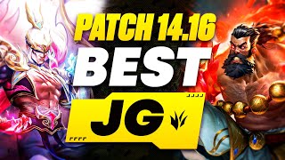 The BEST Junglers For All Ranks On Patch 1416 Death buffed  Season 14 Tier List League of Legends [upl. by Gaillard]