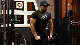 Cable Rope Pushdown Demonstration For Beginners  Tricep Exercise Tutorial tricepexercises [upl. by Nnalatsyrc]