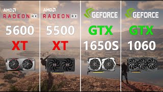 RX 5600 XT vs RX 5500 XT vs GTX 1650 SUPER vs GTX 1060 Test in 7 Games [upl. by Niawat]