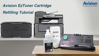 Avision EzToner Cartridge Refilling Tutorial [upl. by Rhu]