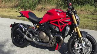 Ducati Munster 1200 S Termignoni Exhaust Sound And Drive By [upl. by Hum]