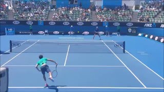 Gilles Simon Court Level AO 16 [upl. by Assilem609]