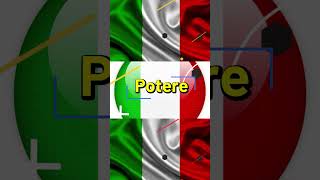 VERBO ITALIANO Potere [upl. by Eryt982]