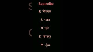 Comment first letter your name sorts viral video [upl. by Anitsirhk]