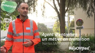 En immersion Agent dentretien dimmeuble  un métier en transition Nantes Métropole Habitat [upl. by Basham]