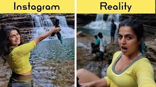 Wei Sawdong Meghalaya Insta vs Reality  Wei Sawdong Falls Cherrapunji Meghalaya travelwithshenaz [upl. by Anpas]