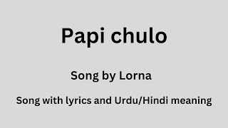 Papi Chulo Song with lyrics and UrduHindi meaning [upl. by Davidde163]