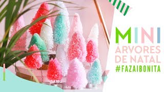 DIY  Mini Árvore de Natal de LãPompom [upl. by Warrick]