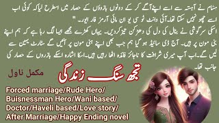 Tujh Sang Zindagi Complete Novel by Ana Ilyas  Rude Hero  Wani base  Haveli base  Novels Library [upl. by Neile619]