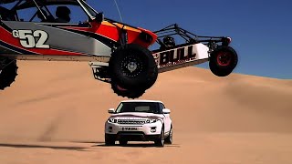 Range Rover Evoque  Climbing through Death Valley  Top Gear [upl. by Iver]