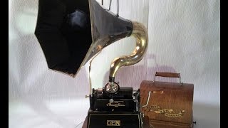 PHONOGRAPH EDISON GEM 1905 REPAIR  RENOVATION [upl. by Hofmann]