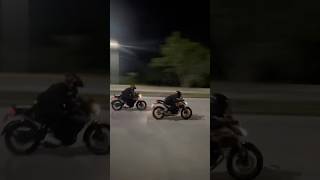 PULSAR NS200 vs HONDA CB190r CARRERA carrera honda vs pulsar [upl. by Asiul]