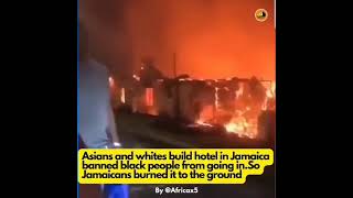 Jamaicans burn down hotel in the name of racism [upl. by Roberson]