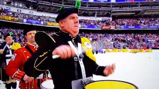 NYPD amp FDNY Pipes amp Drums Yankee Stadium [upl. by Tait922]