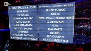 I 20 Campioni di Sanremo 2018 [upl. by Nivad]