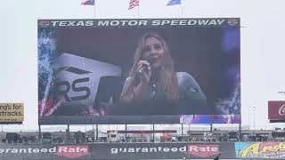 SRS distribution 250 Texas motor speedway 52122 national anthem [upl. by Uzia]