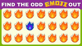 Find The Odd Emoji Out  EMOJI PUZZLE QUIZ  How Good Are Your Eyes 7 [upl. by Liew]