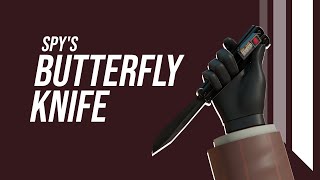 TF2 Spys Butterfly Knife Animation Set WIP [upl. by Cardwell]